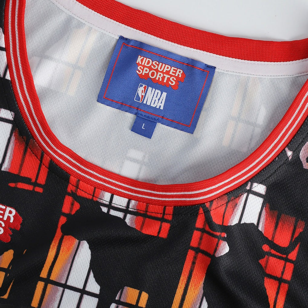 Chicago Bulls NBA & KidSuper Studios Unisex Hometown Jersey sale - Red