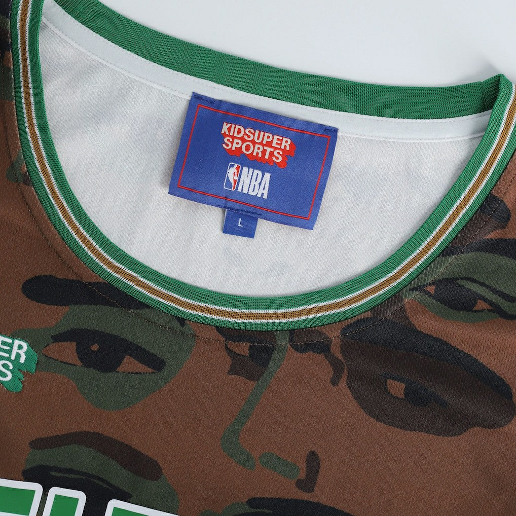 Boston Celtics NBA & KidSuper Studios Unisex Hometown Jersey - Brown