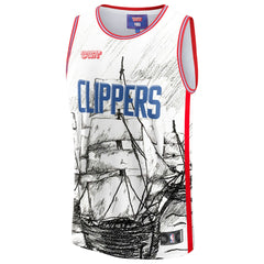 LA Clippers NBA & KidSuper Studios Unisex Hometown Jersey - Gray