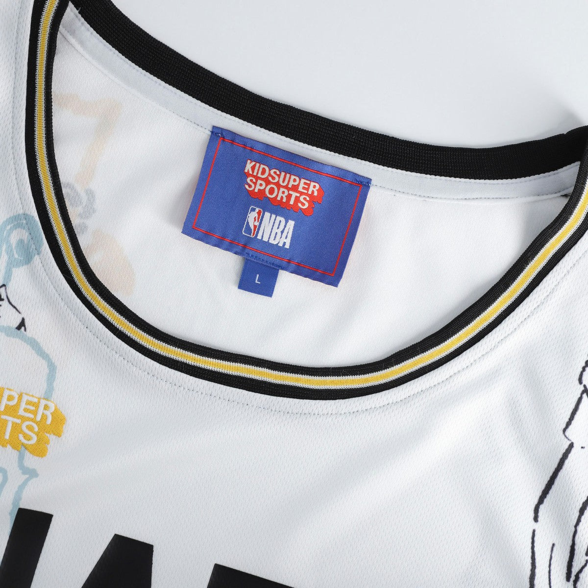 Utah Jazz NBA & KidSuper Studios Unisex Hometown Jersey - White