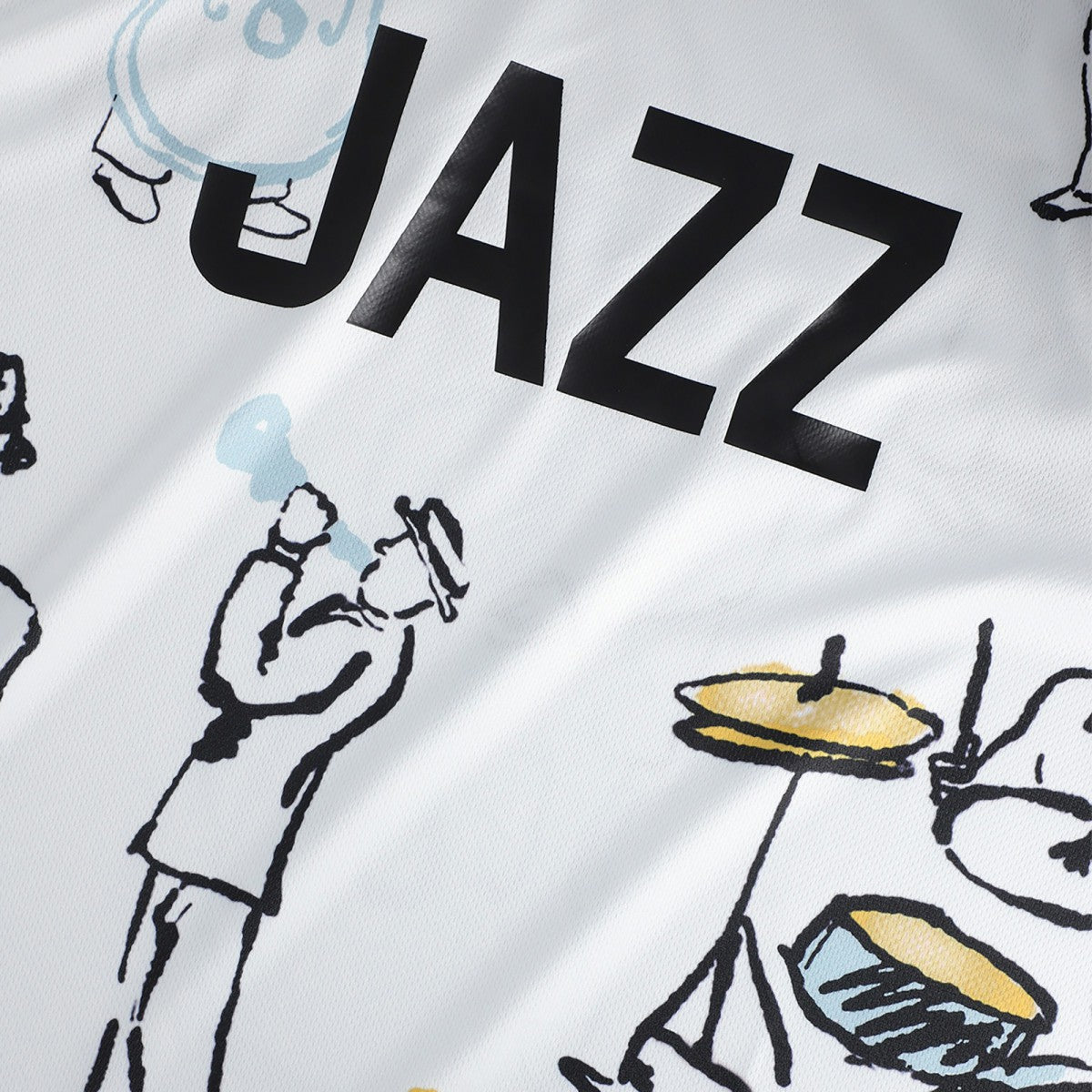 Utah Jazz NBA & KidSuper Studios Unisex Hometown Jersey - White