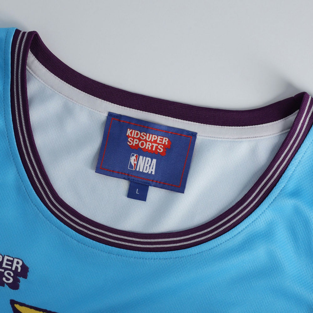 Sacramento Kings NBA & KidSuper Studios Unisex Hometown Jersey - Blue