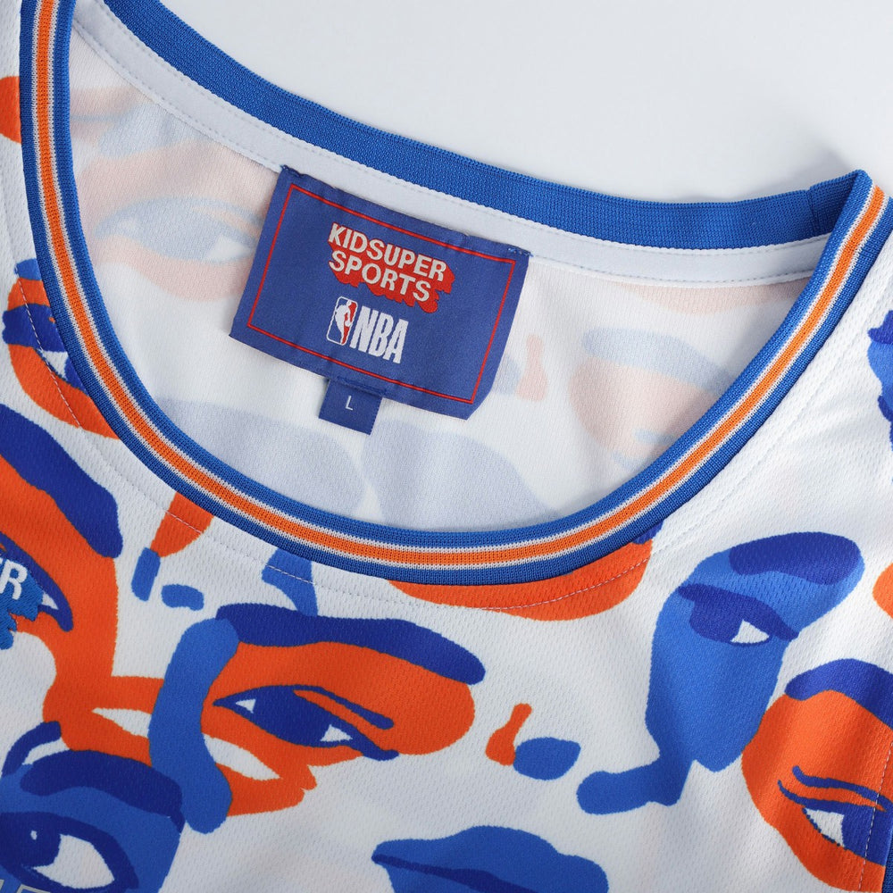 New York Knicks NBA & KidSuper Studios Unisex Hometown Jersey - White
