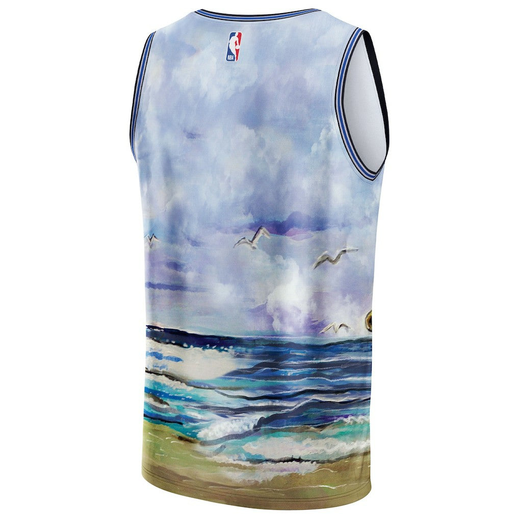 Dallas Mavericks NBA & KidSuper Studios Unisex Hometown Jersey sale - Blue