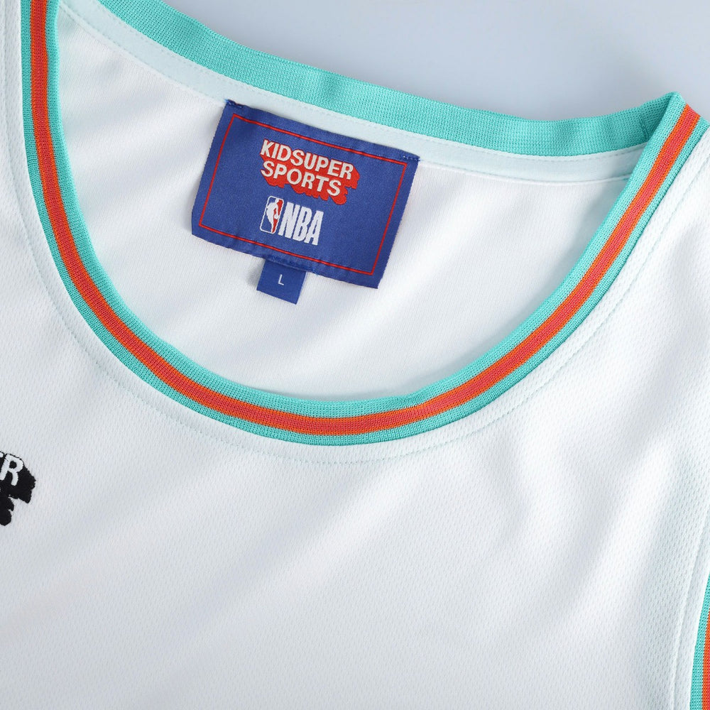 San Antonio Spurs NBA & KidSuper Studios Unisex Hometown Jersey - White