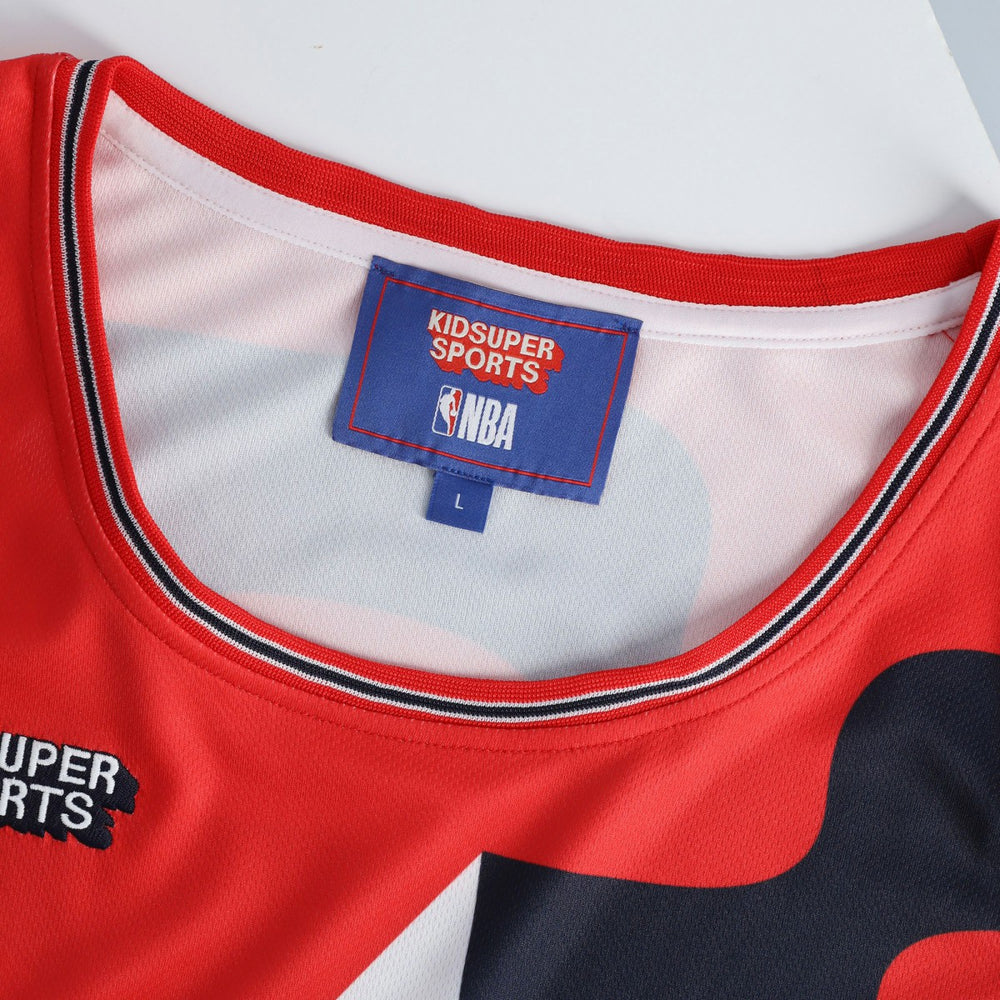 Washington Wizards NBA & KidSuper Studios Unisex Hometown Jersey - Red