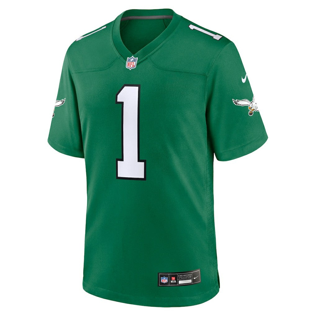 Jalen Hurts Philadelphia Eagles Alternate Game Player Jersey - Kelly Green