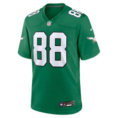 Dallas Goedert Philadelphia Eagles Alternate Game Player Jersey - Kelly Green