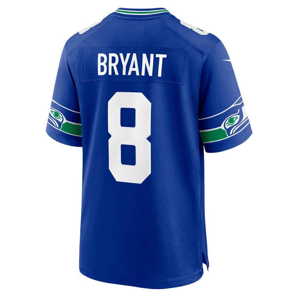 Coby Bryant Seattle Seahawks Throwback Player Game Jersey - Royal