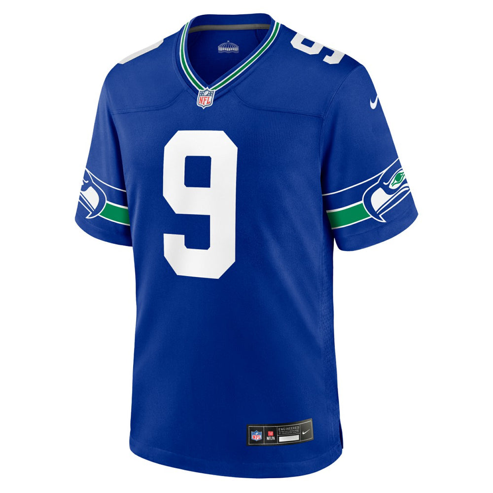 Kenneth Walker III Seattle Seahawks Throwback Player Game Jersey - Royal