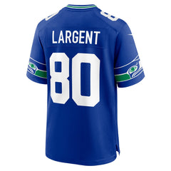 Steve Largent Seattle Seahawks Throwback Retired Player Game Jersey - Royal