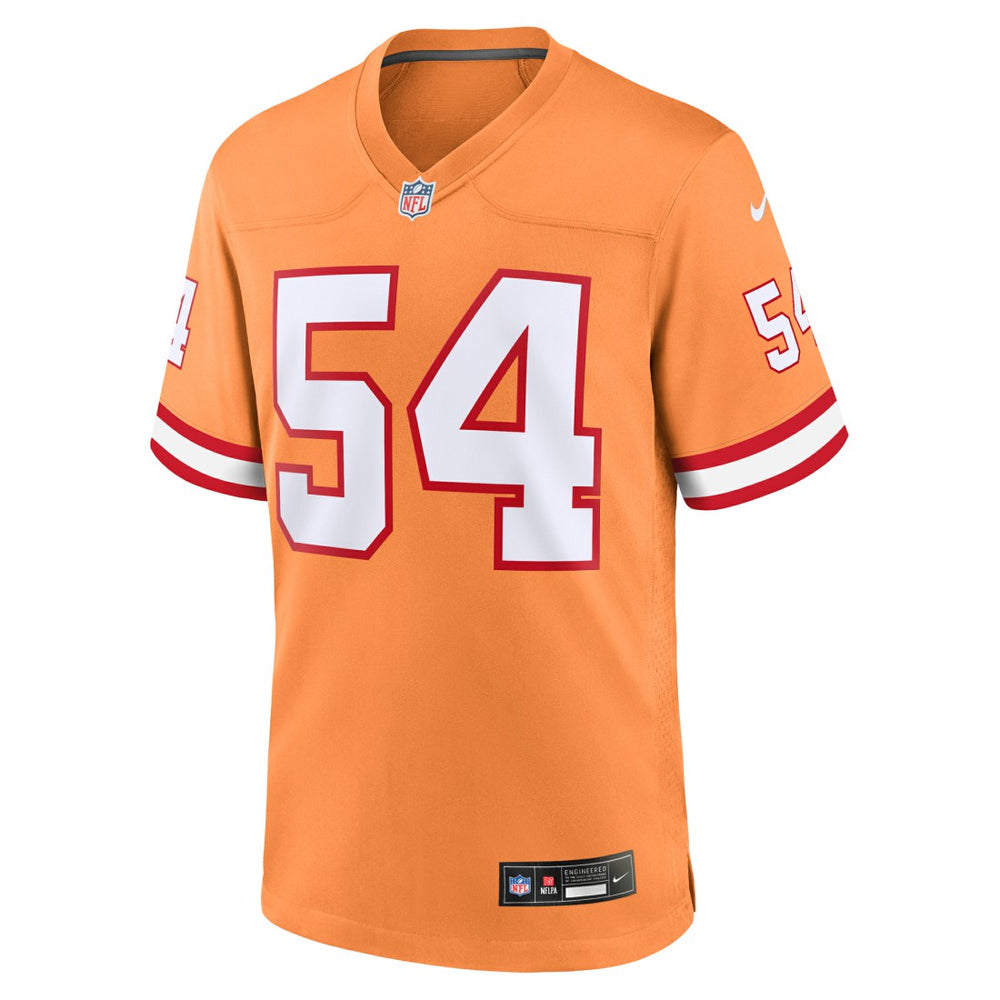Lavonte David Tampa Bay Buccaneers Throwback Game Jersey - Orange