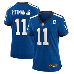Michael Pittman Jr. Indianapolis Colts Women's Indiana Nights Alternate Game Jersey - Royal