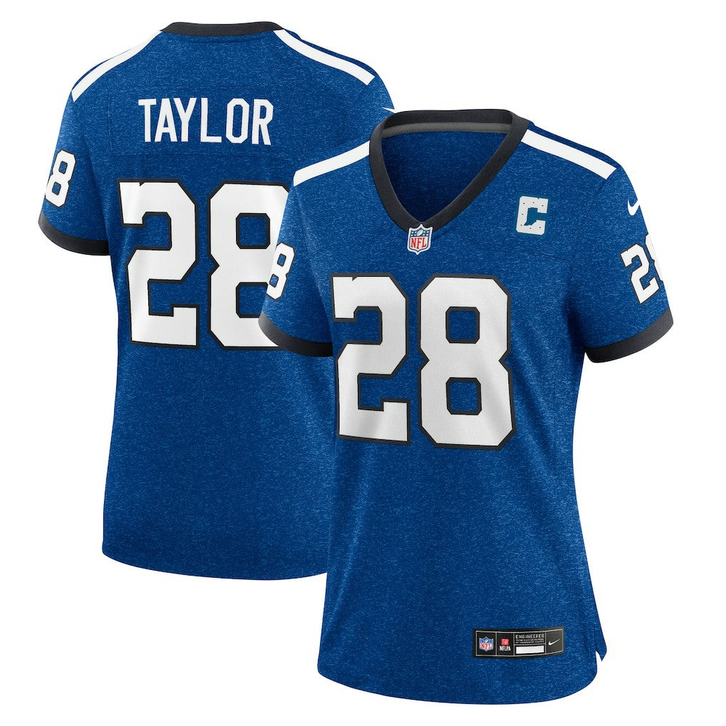 Jonathan Taylor Indianapolis Colts Women's Indiana Nights Alternate Game Jersey - Royal