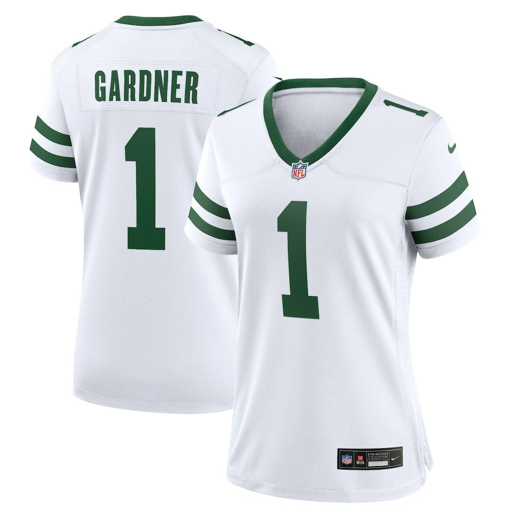 Ahmad Sauce Gardner New York Jets Women's Game Jersey - Legacy White