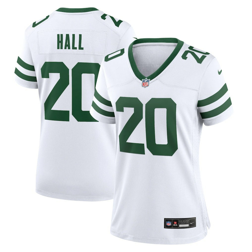 Breece Hall New York Jets Women's Game Jersey - Legacy White
