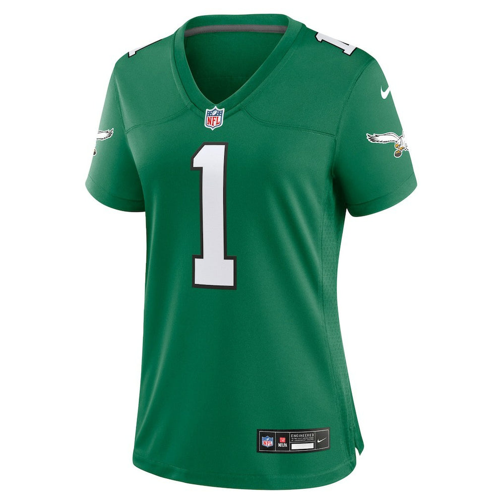 Jalen Hurts Philadelphia Eagles Women's Game Player Jersey - Kelly Green