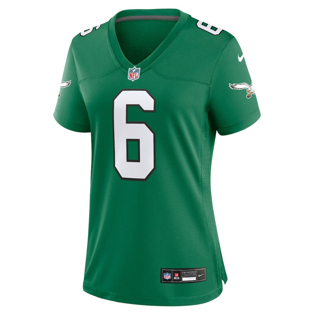 DeVonta Smith Philadelphia Eagles Women's Player Jersey - Kelly Green