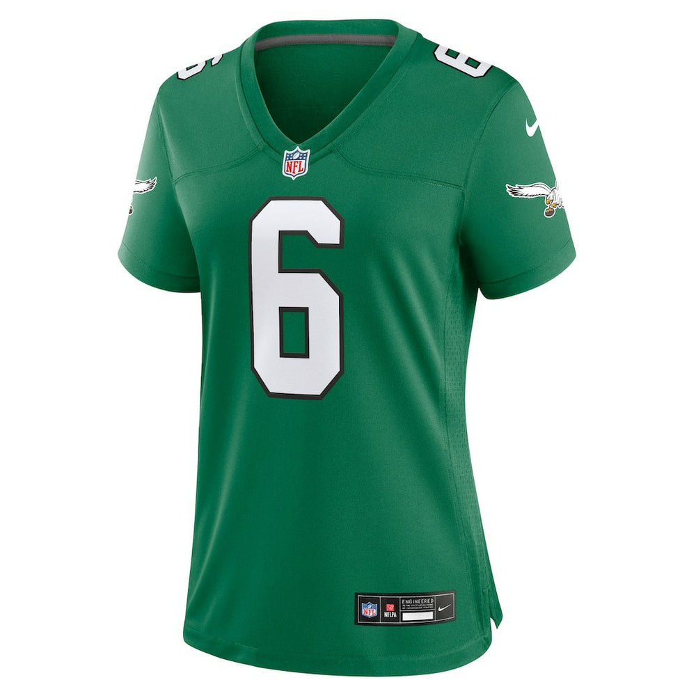 DeVonta Smith Philadelphia Eagles Women's Player Jersey - Kelly Green