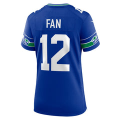 12s Seattle Seahawks Women's Player Jersey - Royal