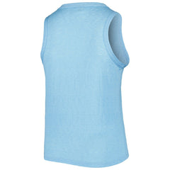 Chicago Cubs Soft as a Grape Women's Plus Size High Neck Tri-Blend Tank Top Royal