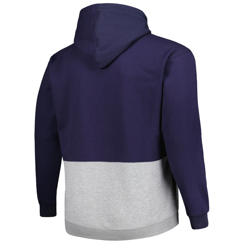 Houston Astros Big & Tall Fleece Half-Zip Hoodie Navy/White