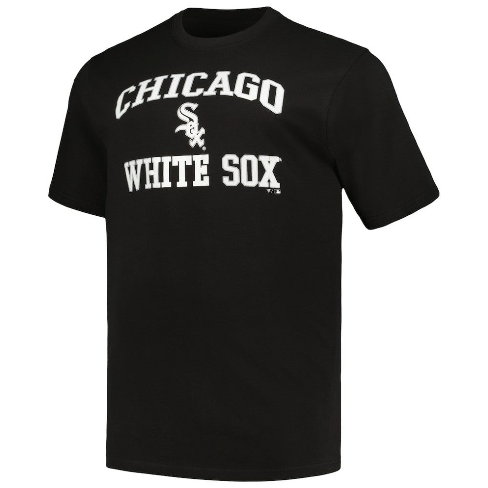Chicago White Sox Profile Big & Tall T-Shirt Combo Pack Black/Heather Gray
