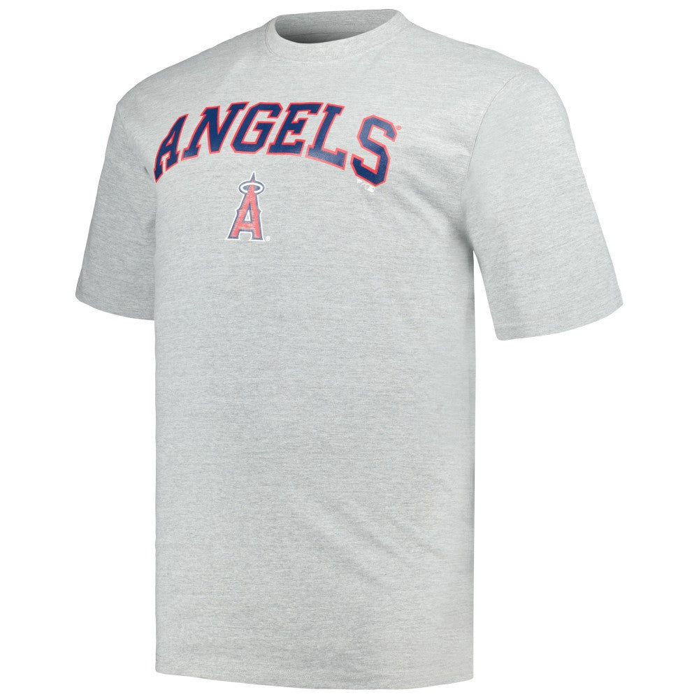 Los Angeles Angels Profile Big & Tall T-Shirt Combo Pack Black/Heather Gray
