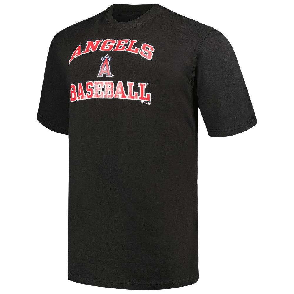 Los Angeles Angels Profile Big & Tall T-Shirt Combo Pack Black/Heather Gray
