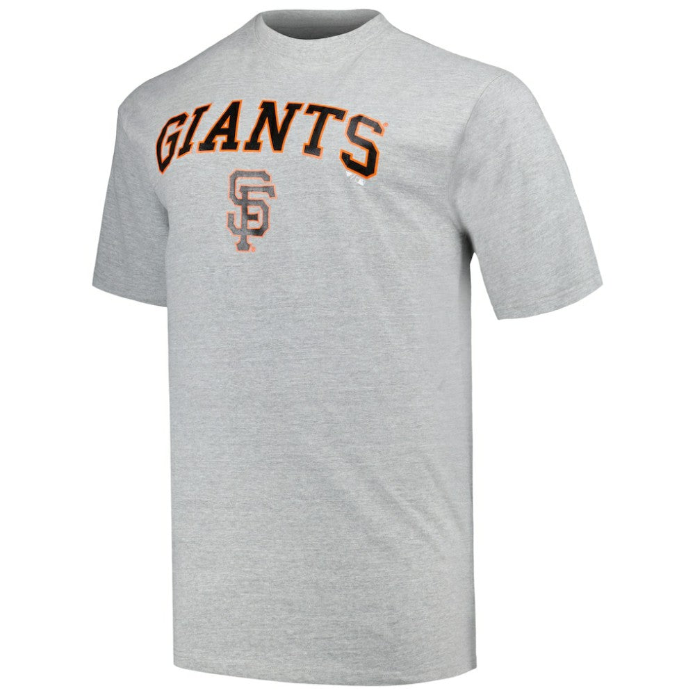 San Francisco Giants Profile Big & Tall T-Shirt Combo Pack Black/Heather Gray