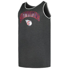 Cleveland Guardians Profile Big & Tall Arch Over Logo Tank Top Heather Charcoal