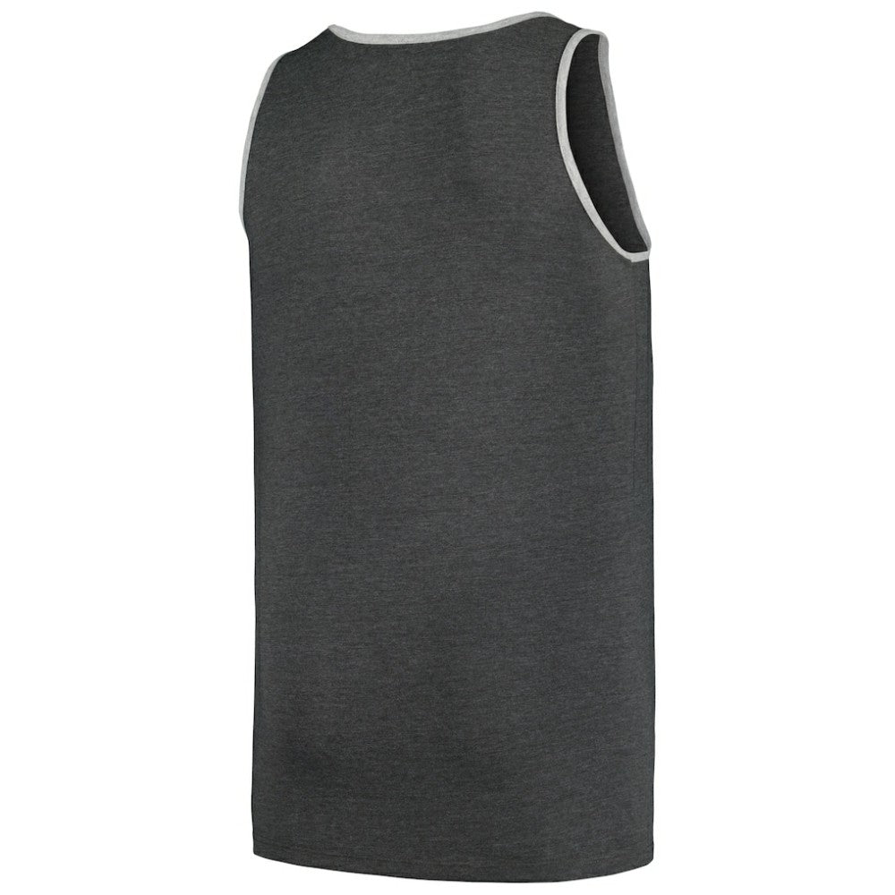 Cleveland Guardians Profile Big & Tall Arch Over Logo Tank Top Heather Charcoal
