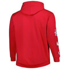 St. Louis Cardinals Big & Tall Fleece Pullover Hoodie Red