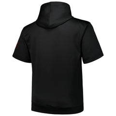 San Francisco Giants Profile Big & Tall Contrast Short Sleeve Pullover Hoodie Black