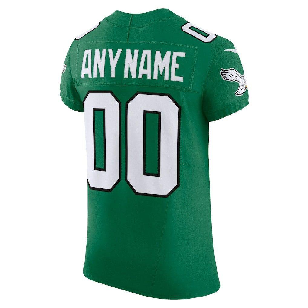 Philadelphia Eagles 2nd Alternate Vapor F.U.S.E. Elite Custom Jersey - Kelly Green