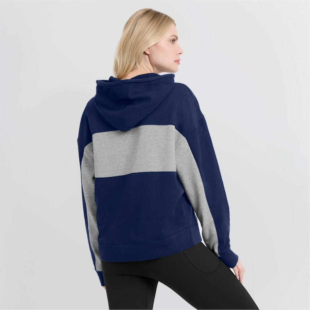 Boston Red Sox Women's Filled Stat Sheet Pullover Hoodie Navy
