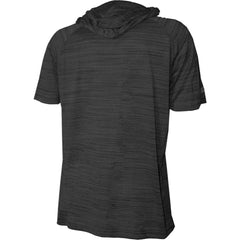 San Francisco Giants Stitches Youth Raglan Short Sleeve Pullover Hoodie Heather Black