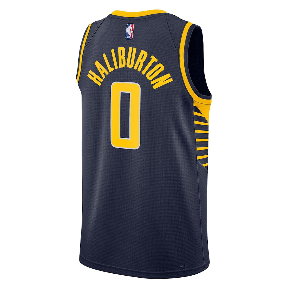 Tyrese Haliburton Indiana Pacers Unisex Swingman Jersey - Icon Edition - Navy