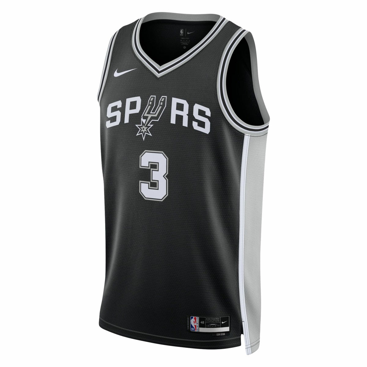 Keldon Johnson San Antonio Spurs Unisex Swingman Jersey - Icon Edition - Black