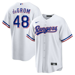Jacob deGrom Texas Rangers Home Replica Player Jersey White | Nike
