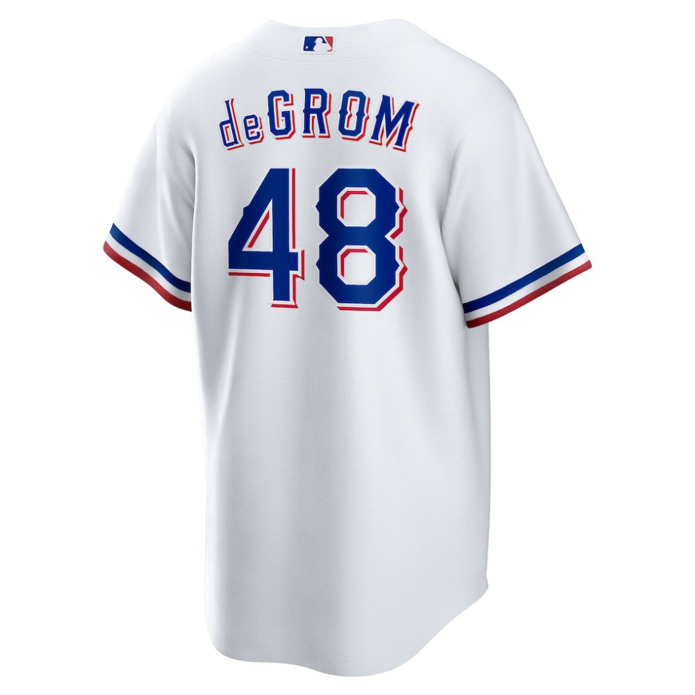Jacob deGrom Texas Rangers Home Replica Player Jersey White | Nike