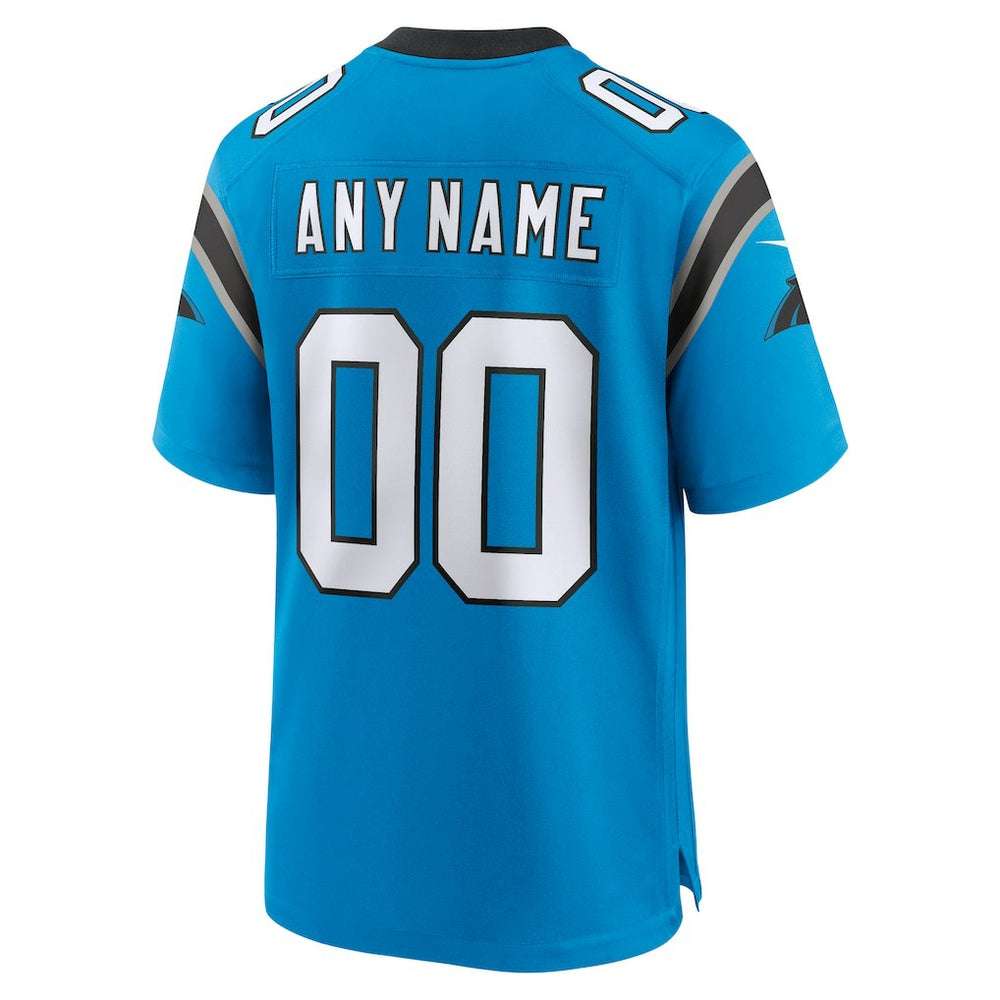 Carolina Panthers Alternate Custom Game Jersey - Blue