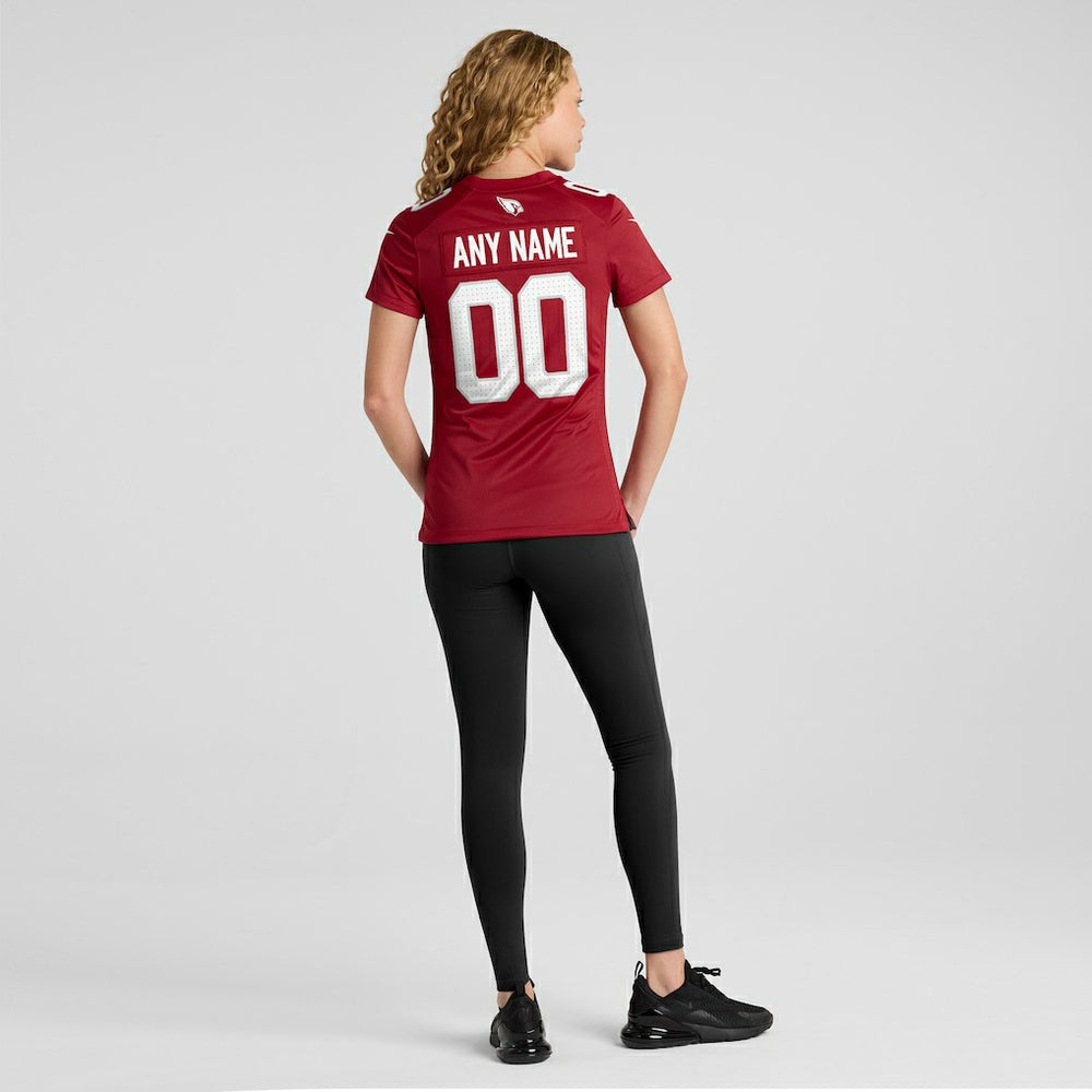 Arizona Cardinals Women's Custom Game Jersey - Cardinal