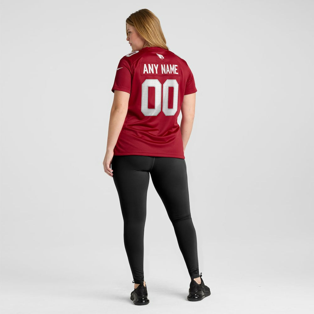 Arizona Cardinals Women's Custom Game Jersey - Cardinal