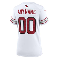 Arizona Cardinals Women's Custom Game Jersey - White