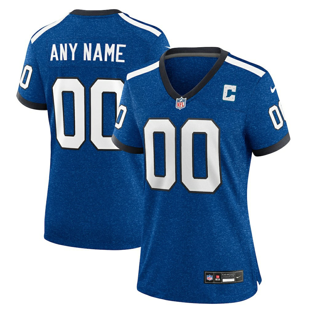 Indianapolis Colts Women's Indiana Nights Alternate Custom Game Jersey - Royal