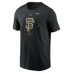 San Francisco Giants Camo Logo T-Shirt Black | Nike