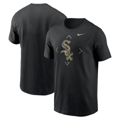 Chicago White Sox Camo Logo T-Shirt Black | Nike