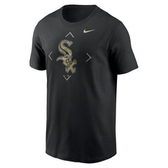 Chicago White Sox Camo Logo T-Shirt Black | Nike