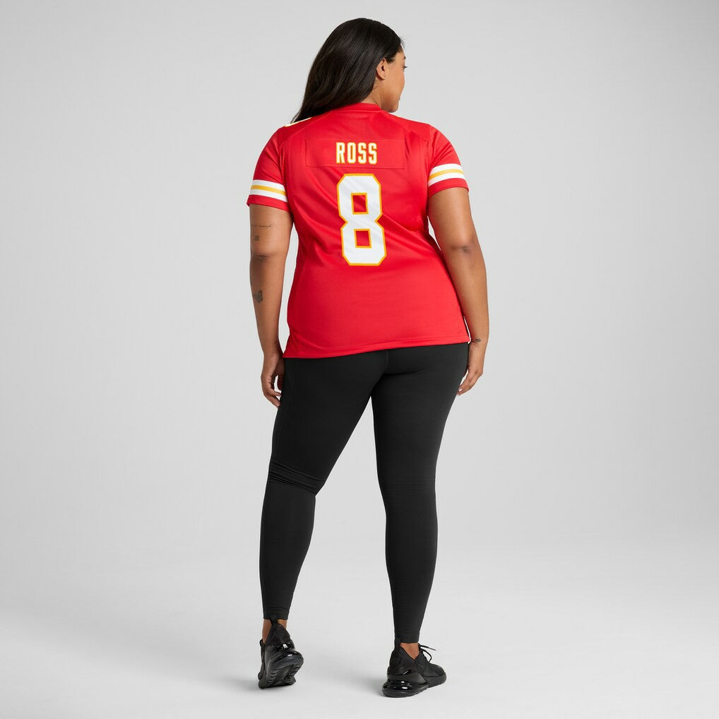 Justyn Ross Kansas City Chiefs Women's Home Game Player Jersey - Red